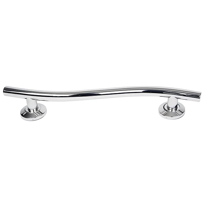 Luxury Grab Rails Euroshowers Luxury Contemporary Curved Grab Rail - Chrome - Victorian ...