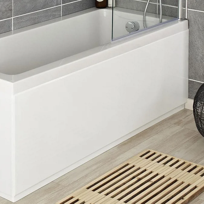 Hudson Reed Hyle Hudson Reed High Gloss White MDF Front Bath Panel - Victorian Plumbing