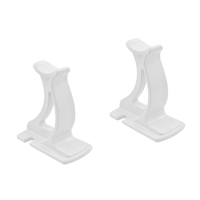 Column Radiator Feet (pair) - White - Victorian Plumbing
