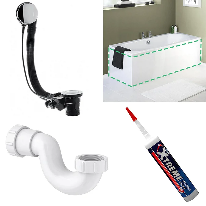 1600 X 700 Bath - Installation Pack - Victorian Plumbing