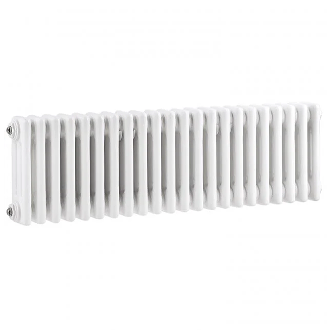 300 High Radiator Hudson Reed Colosseum Triple Column Radiator 300 X 999mm - White ...