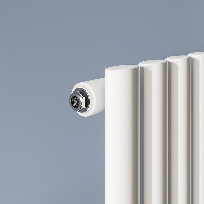 White Single Panel Radiator Metro Vertical Radiator - White - Single Panel (1600mm High) 472mm Wide ...