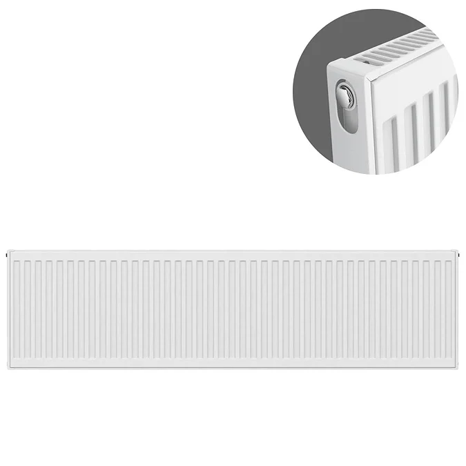1400 Shower Radiator 400 X 1400mm Single Panel Radiator - Type 11 - Victorian Plumbing