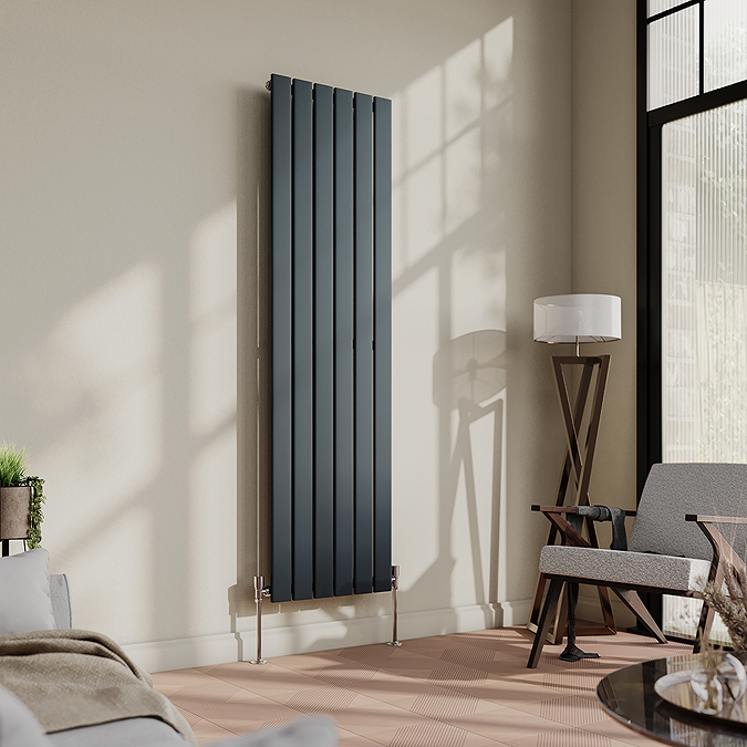 Urban Vertical Radiator - Anthracite - Single Panel (1600mm High ...