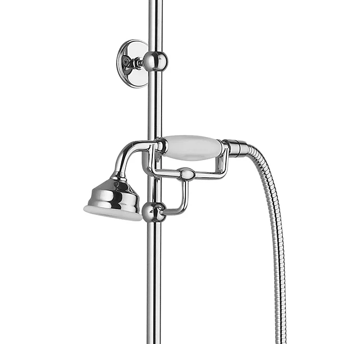 Chatsworth Traditional Shower Riser Kit With Diverter - Victorian Plumbing