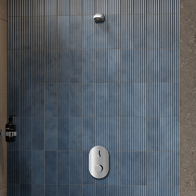 Grohe Push-Button Self-Closing Concealed Shower Set With Adjustable ...