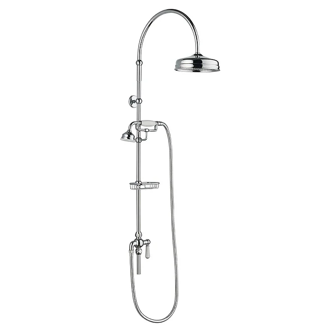 Modern Rigid Riser Kit Hudson Reed Deluxe Grand Rigid Riser Kit Chrome - Victorian Plumbing