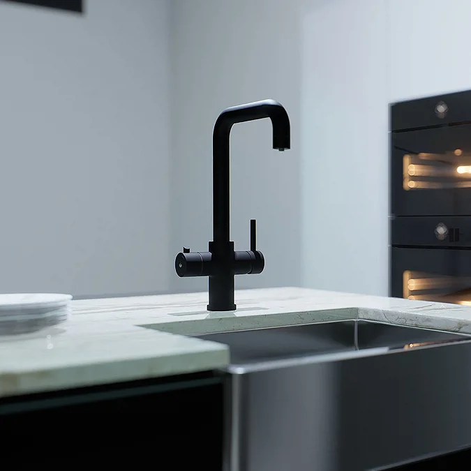 Bower 3-in-1 Instant Boiling Water Tap - Matt Black With Boiler ...