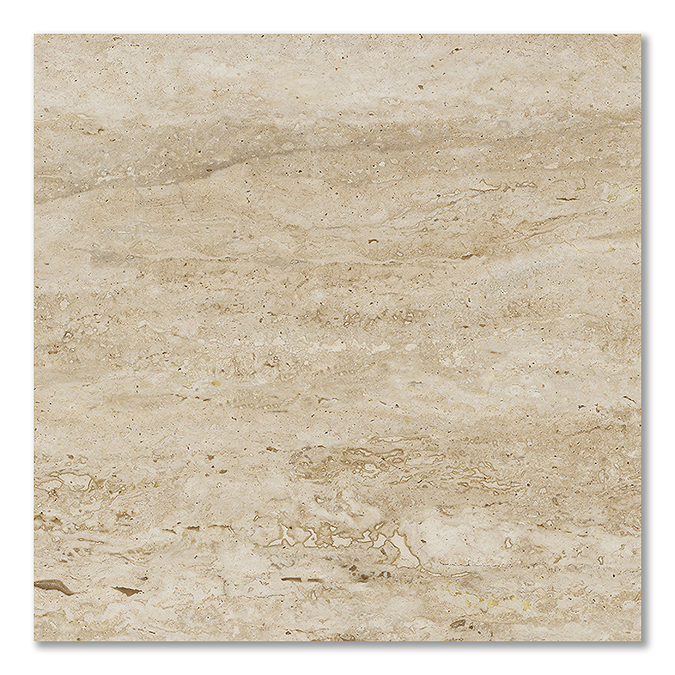 Capri Brown Travertine Stone Effect Wall & Floor Tiles - 600 X 600mm ...