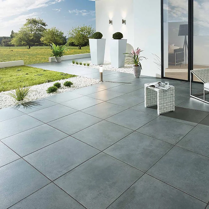 RAK Surface 2 0 Mid Grey Matt Outdoor Porcelain Tiles 600 X 600mm rak-surface-2-0-mid-grey-matt-outdoor-porcelain-tiles-600-x-600mm