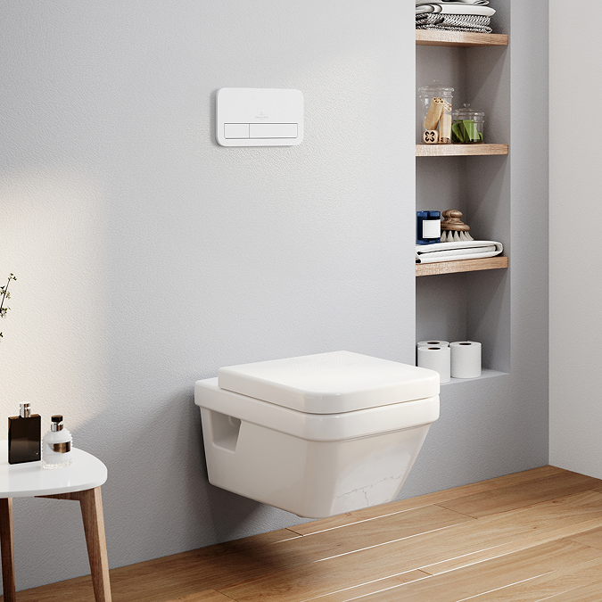 Villeroy & Boch ViPro 2.0 Toilet Frame With White Flush Plate ...