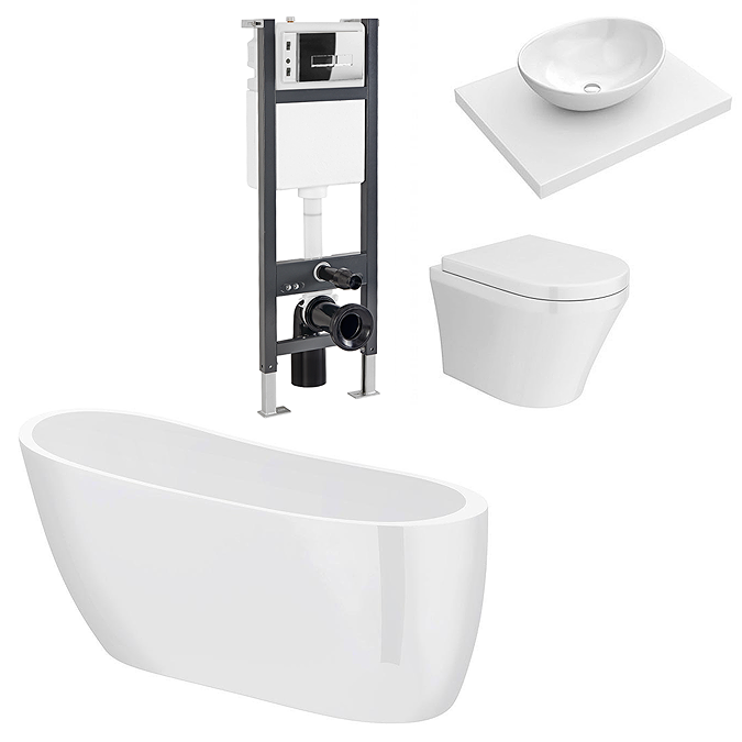 Toronto Wall Hung Bathroom Suite - Victorian Plumbing